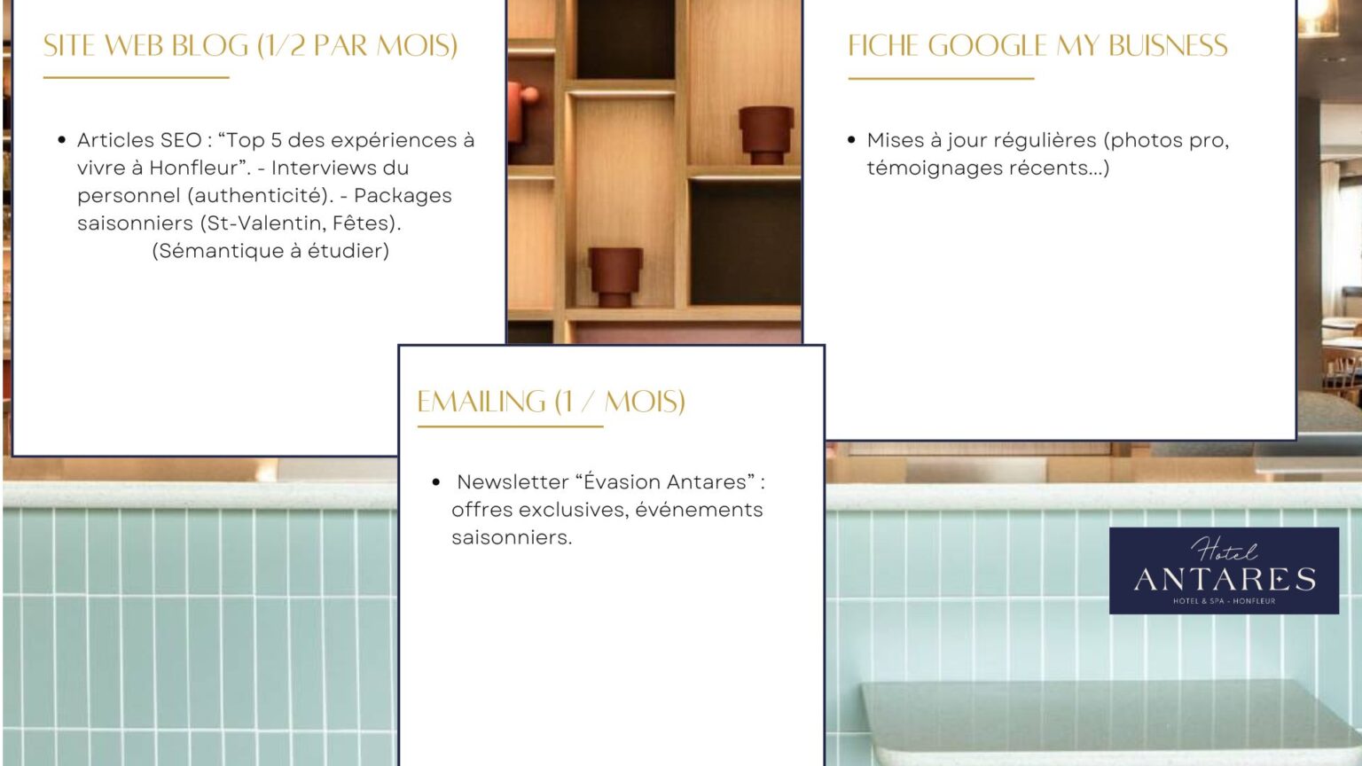 “STRATEGIE DIGITAL POUR L’HOTEL ANTARES”-12