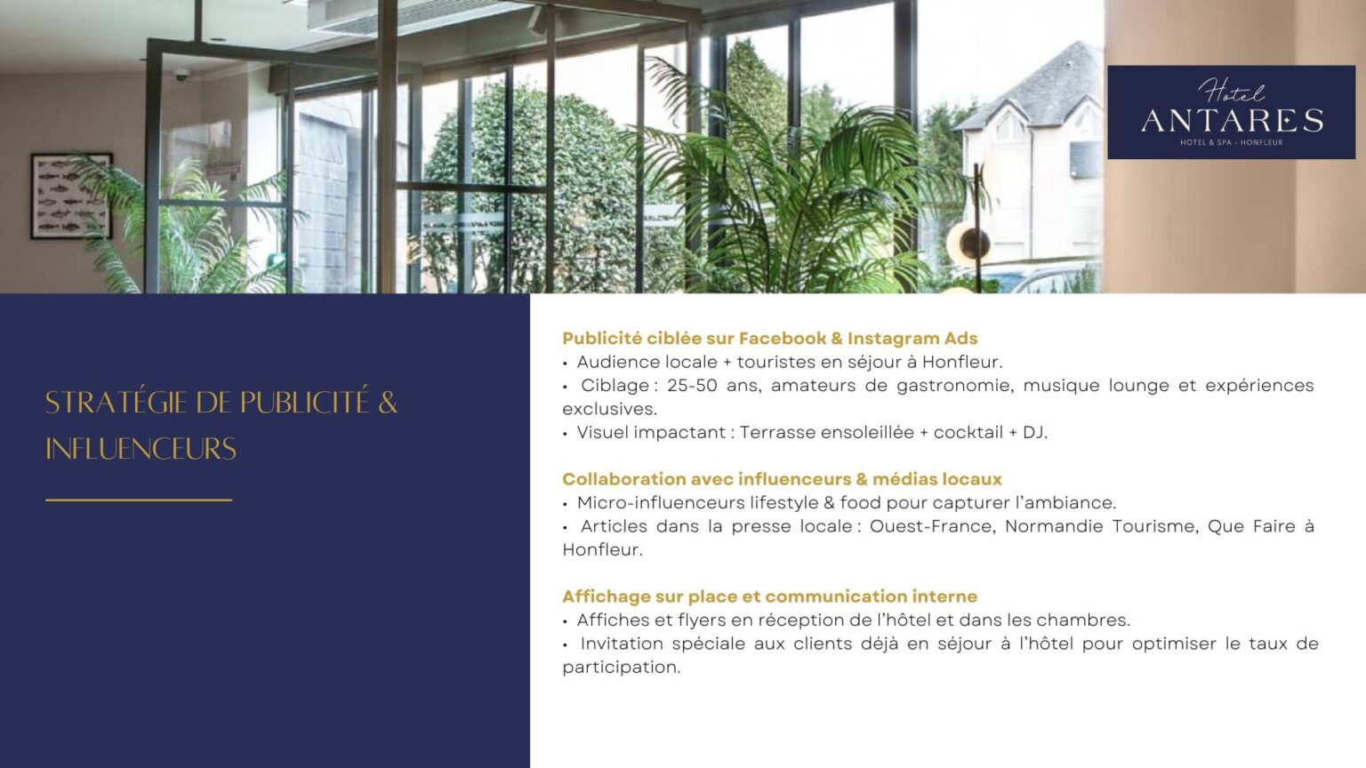 “STRATEGIE DIGITAL POUR L’HOTEL ANTARES”-19
